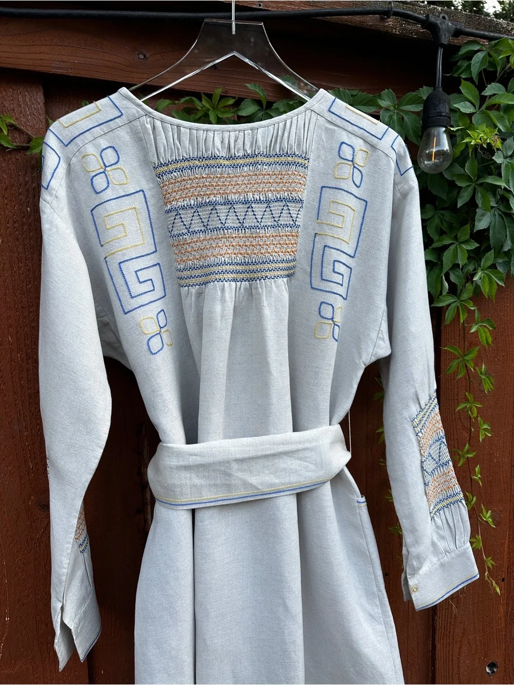Tory Burch embroidered midi dress